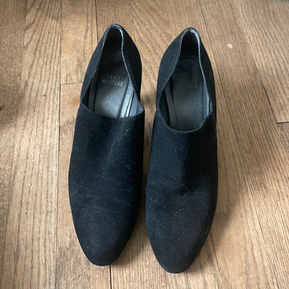Stuart Weitzman Booties Black Size 8.5 - image 1